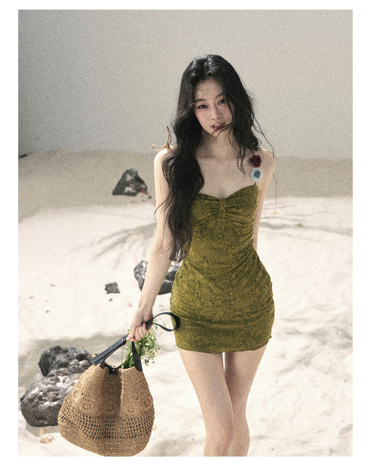 ShaoYeYan Aomalm Tangled Vines French Cami Dress