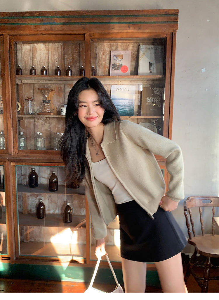 Pusumede Dual-Zip Cardigan