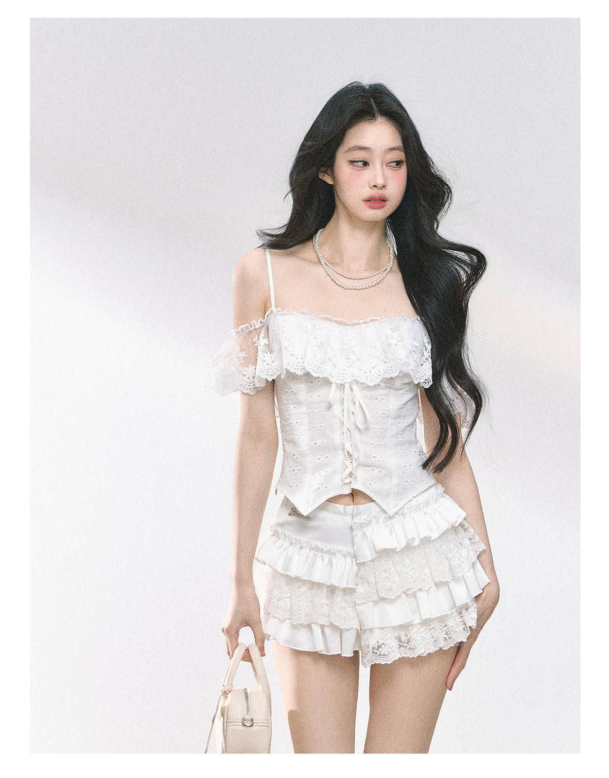 SHAOYEYAN French Lace Sleeveless Top