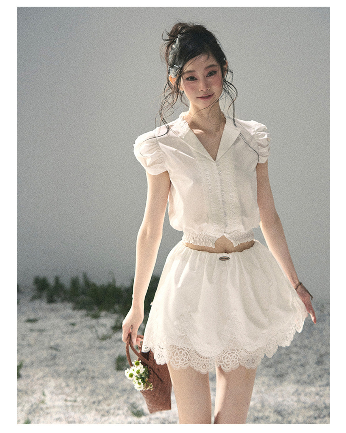 ShaoYeYan Aomalm Whisper of the Roses Early Summer Reversible Lace Set