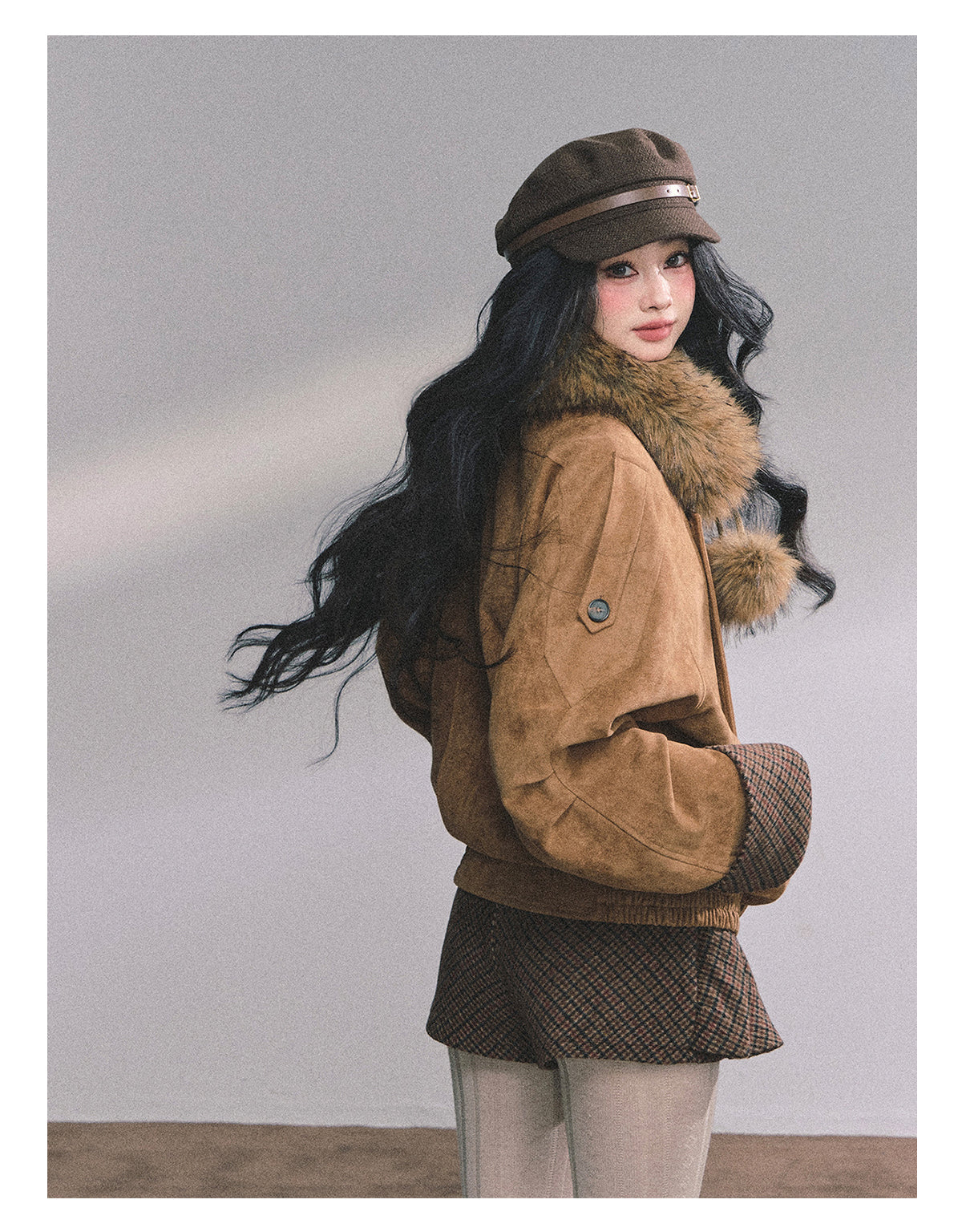 ShaoYeYan Hazelnut Warm Velvet Premium Suede Set