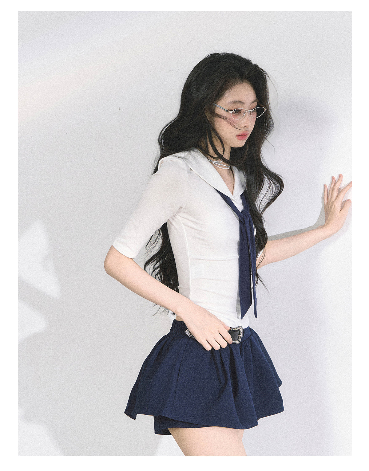 SHAOYEYAN American College Style Shirt (with non-detachable tie)