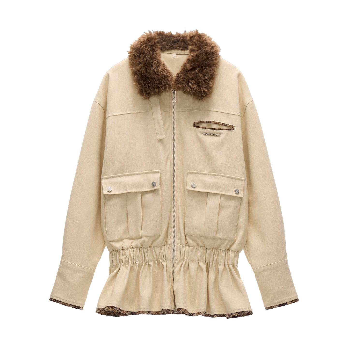 MAMC Detachable Fur Collar Utility Jacket