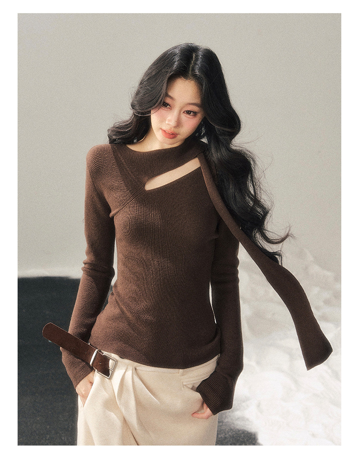 ShaoYeYan Aomalm Memory's Dusk Thermal Knit Top