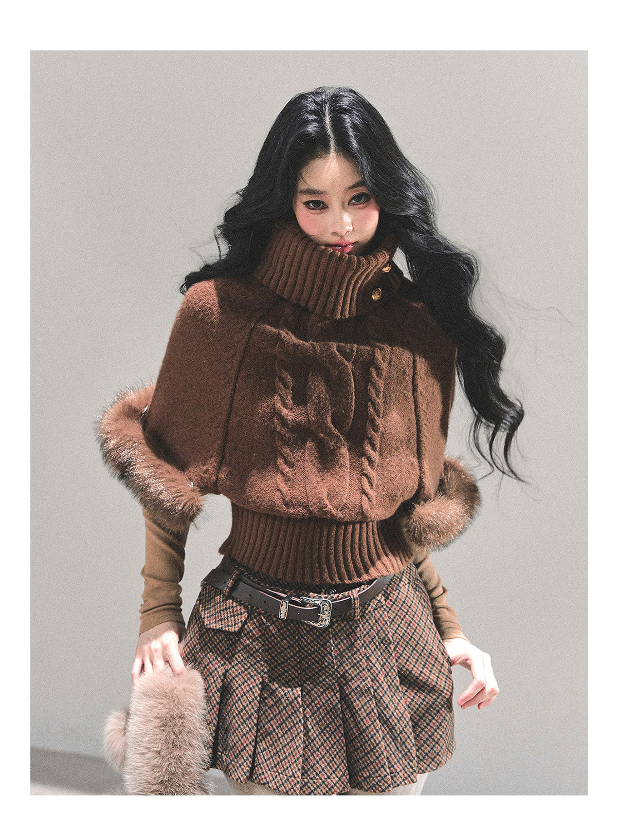 ShaoYeYan Only She Remains Awake Mohair Sweater