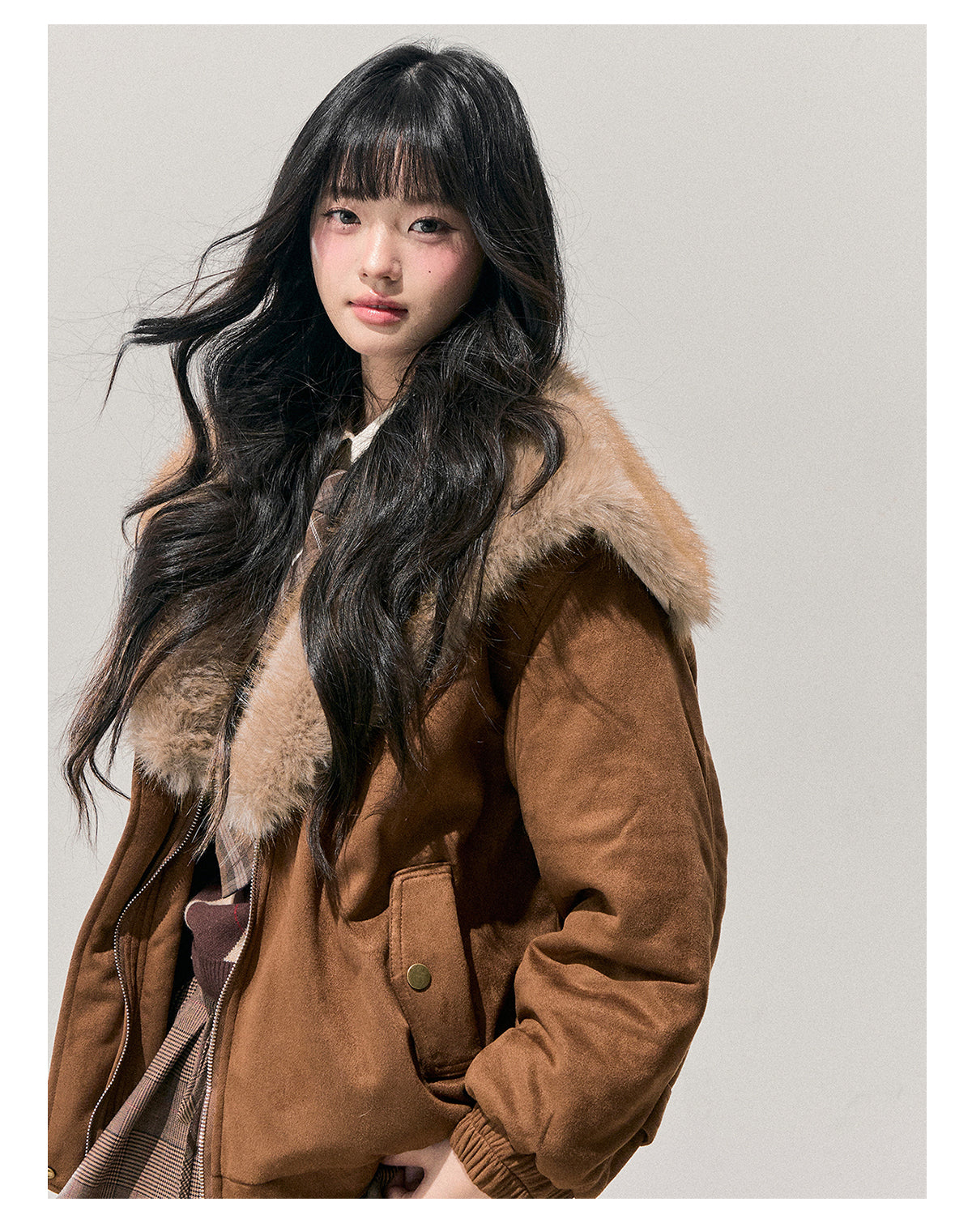 ShaoYeYan Aomalm Sunset Melts Into Sugar Maillard Padded Coat