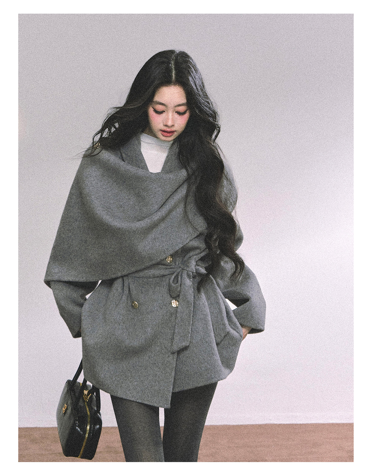 ShaoYeYan Winter Basel French Style Wool Coat