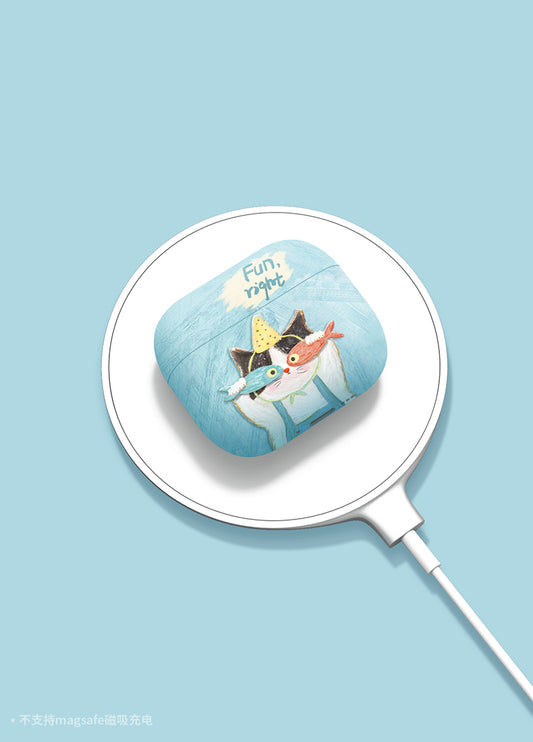 Cute Cat Earphone AirPods Case
