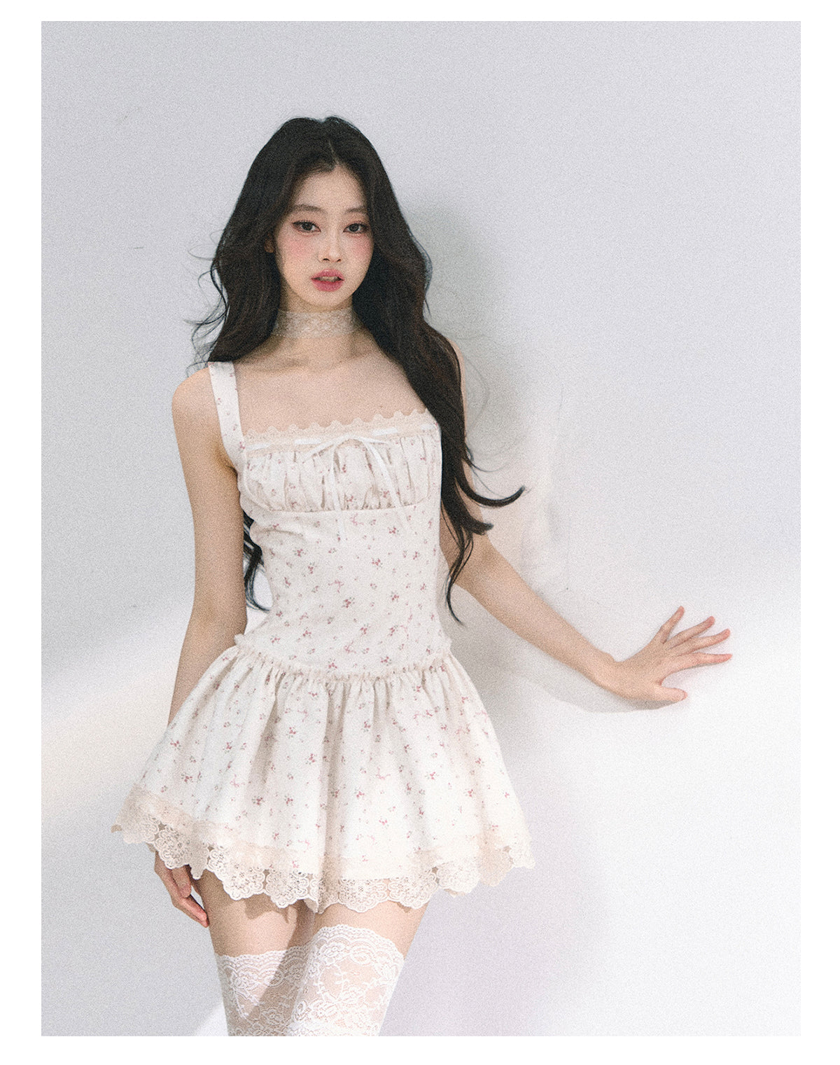 SHAOYEYAN French Lace Babydoll Dress