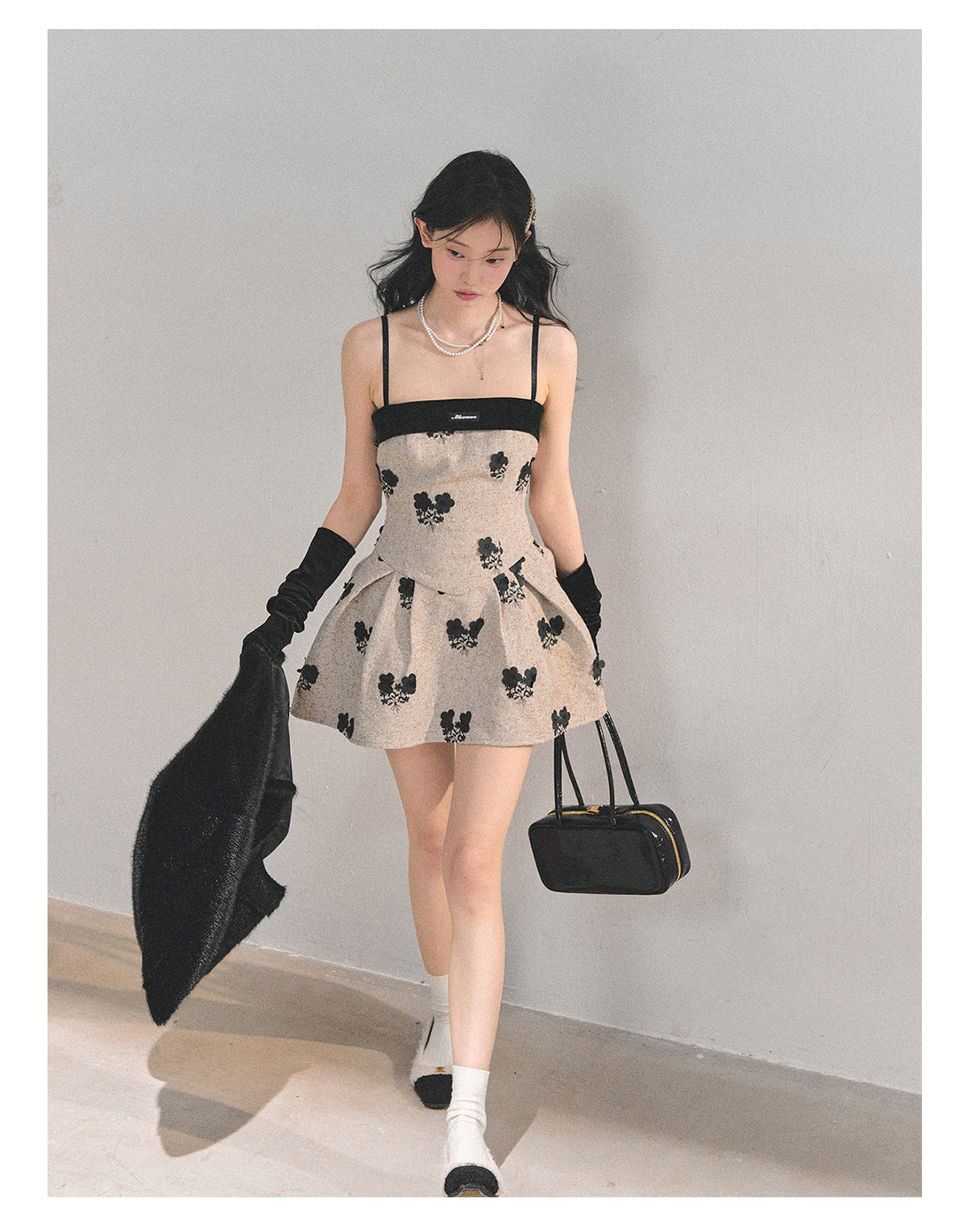 ShaoYeYan Aomalm Moss Whispers Two-Piece Dress