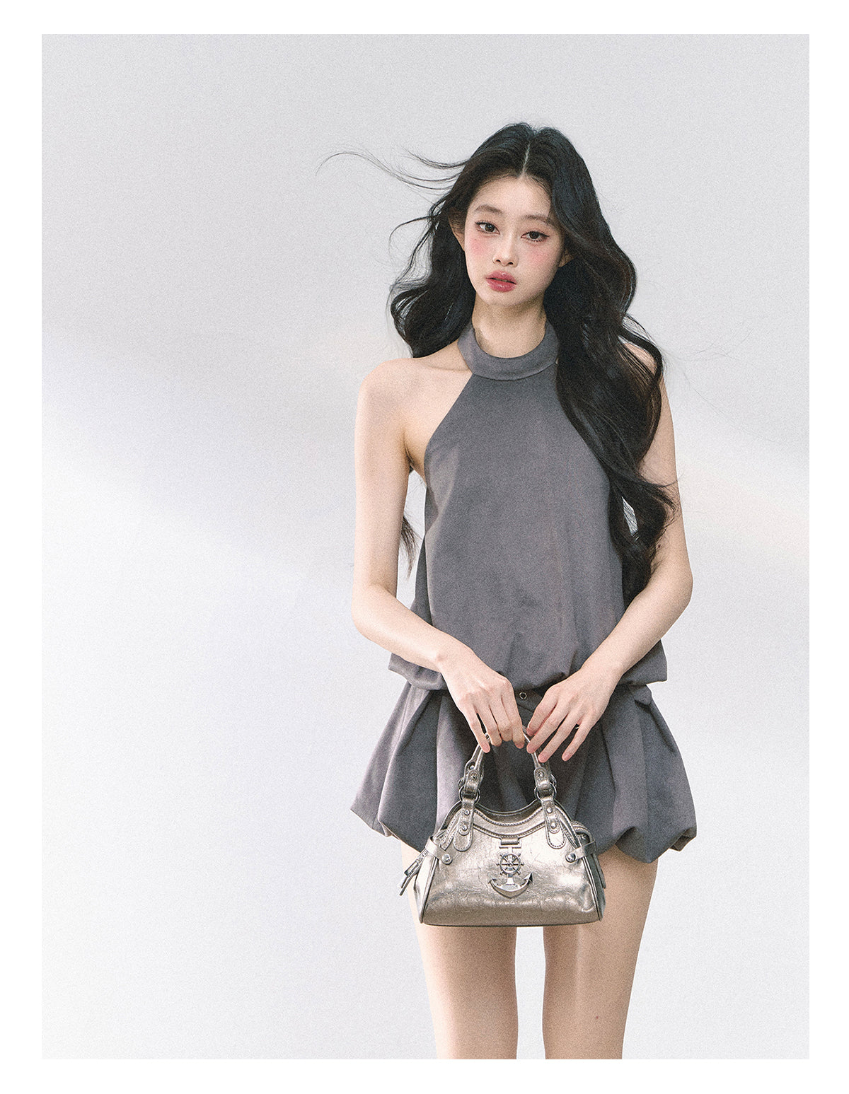 SHAOYEYAN Ginza-inspired Floral Bustier Dress