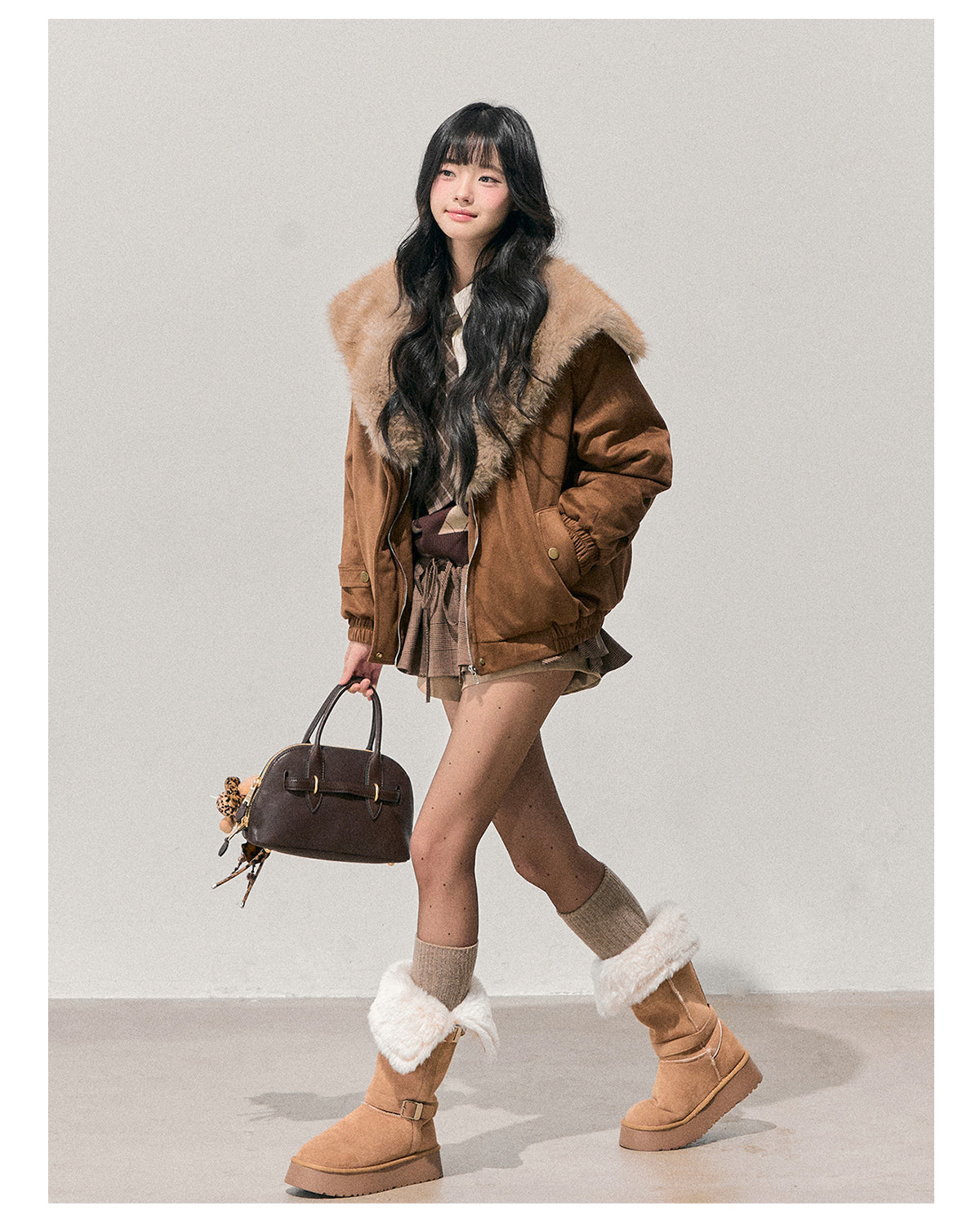 ShaoYeYan Aomalm Sunset Melts Into Sugar Maillard Padded Coat