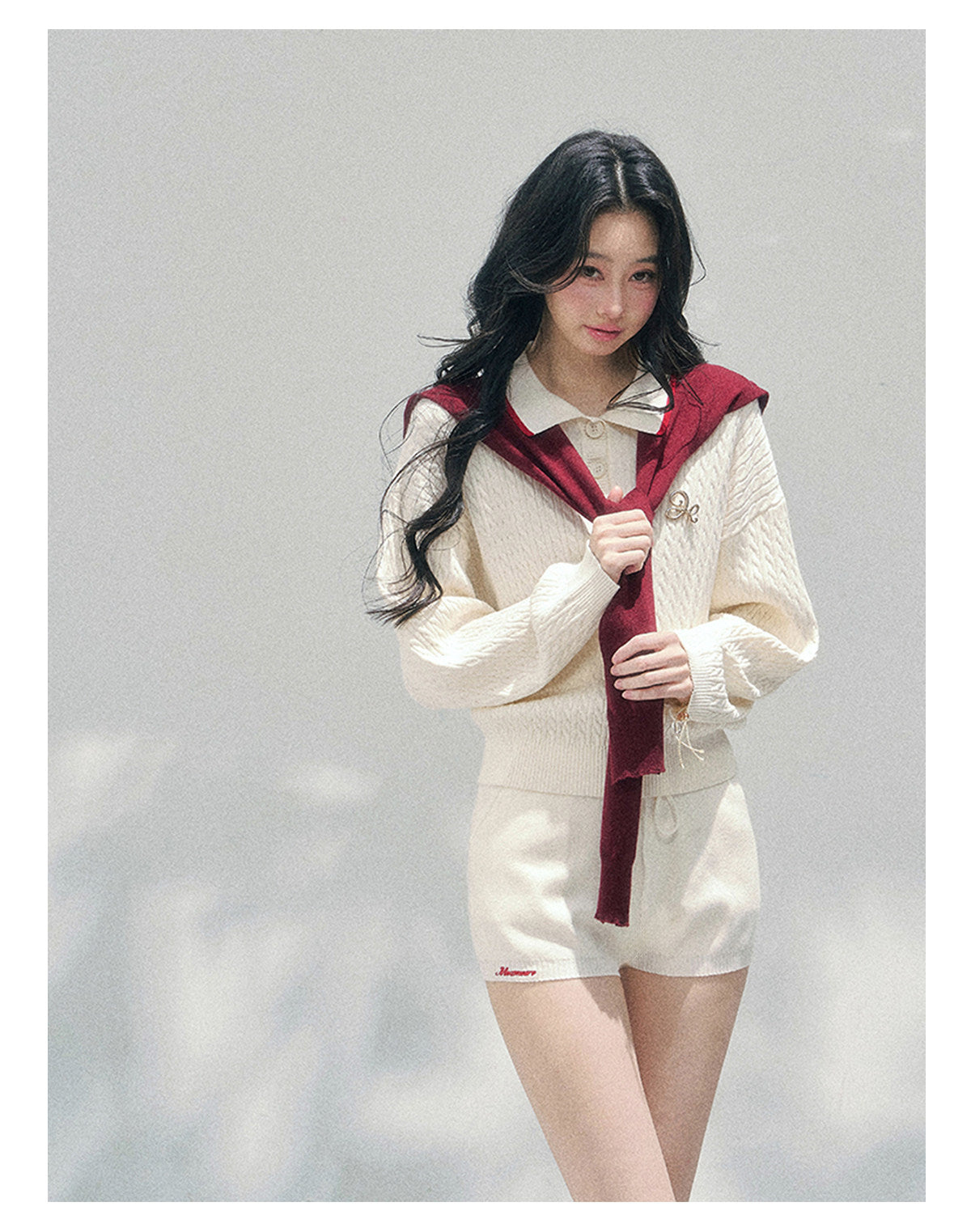 ShaoYeYan Aomalm Liz Senior Gentle Style Knit Set