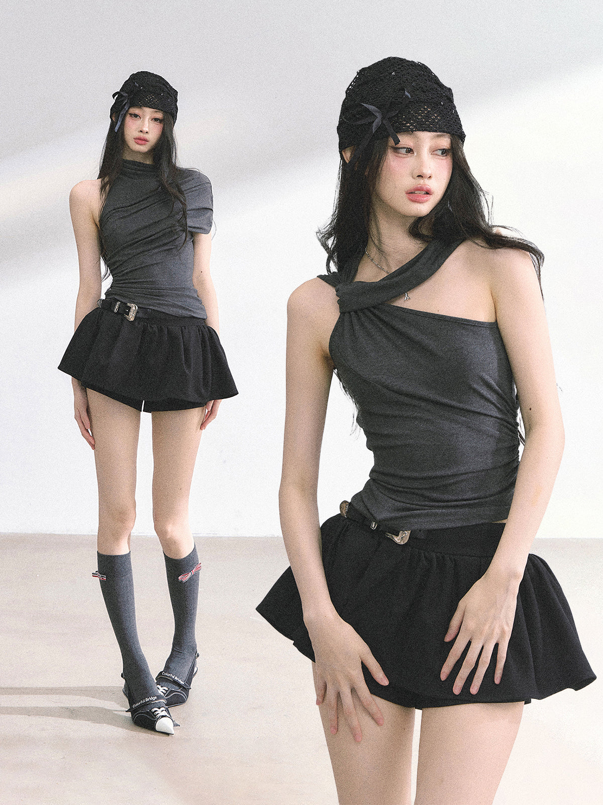 SHAOYEYAN Two-Way Crop Top