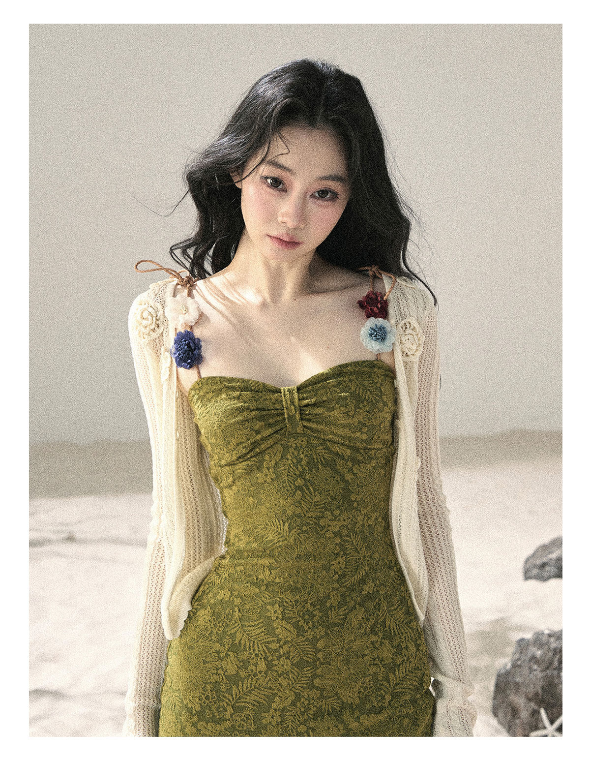 ShaoYeYan Aomalm Tangled Vines French Cami Dress