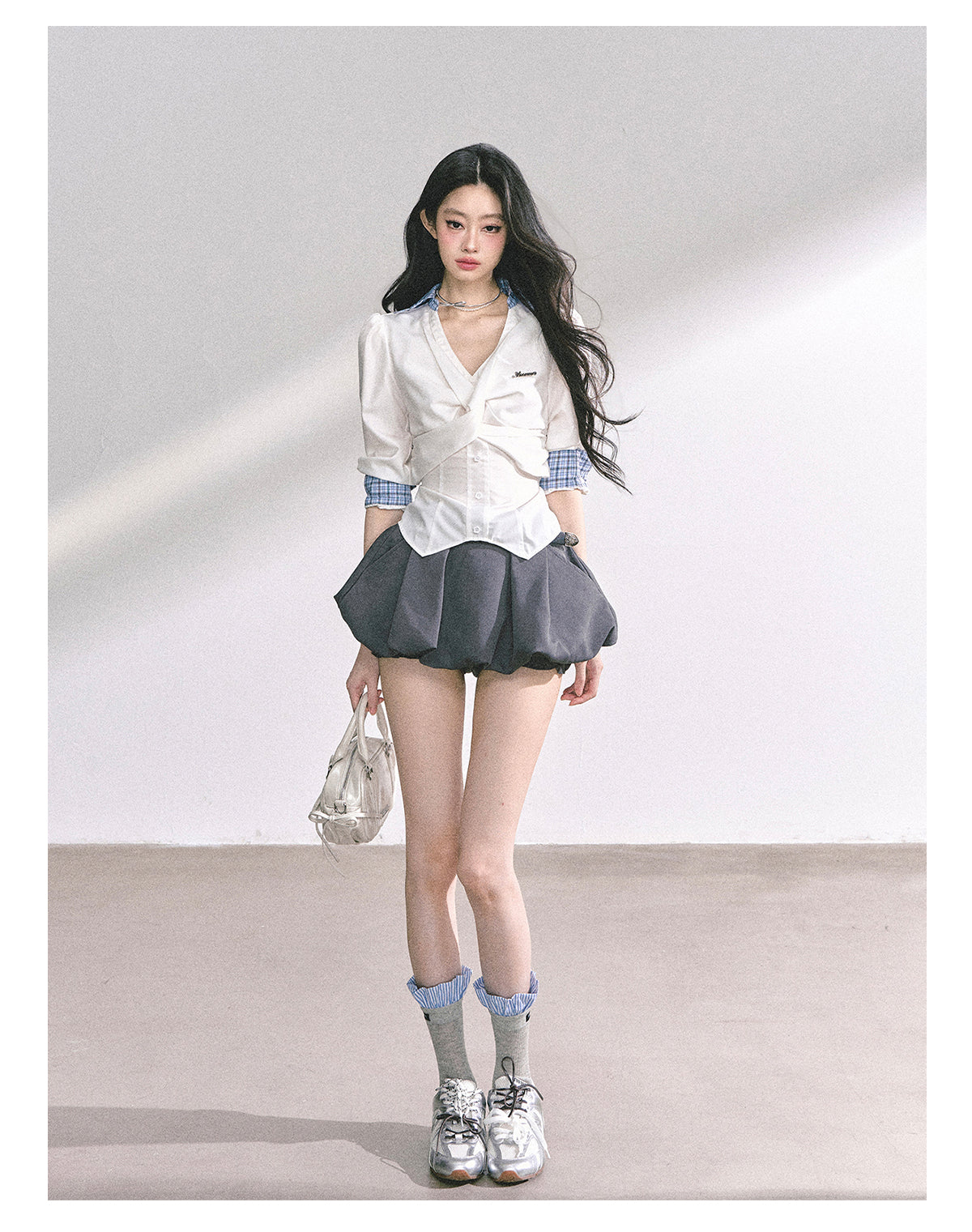SHAOYEYAN American Style A-Line Mini Skirt