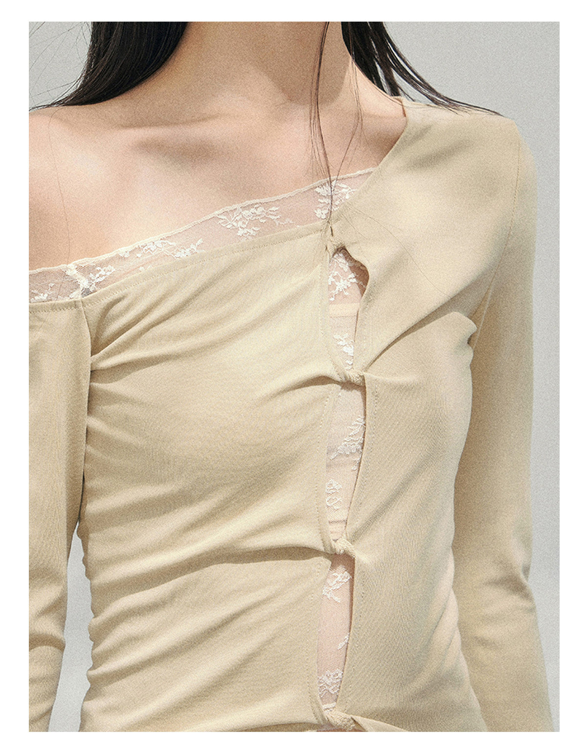 ShaoYeYan Aomalm Her Dragging Shadow Turns to Poetry Fake Two-Layer Tee