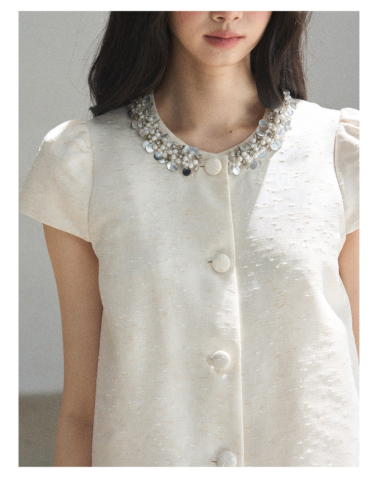 ShaoYeYan Aomalm In the Summer Light French Tweed Set