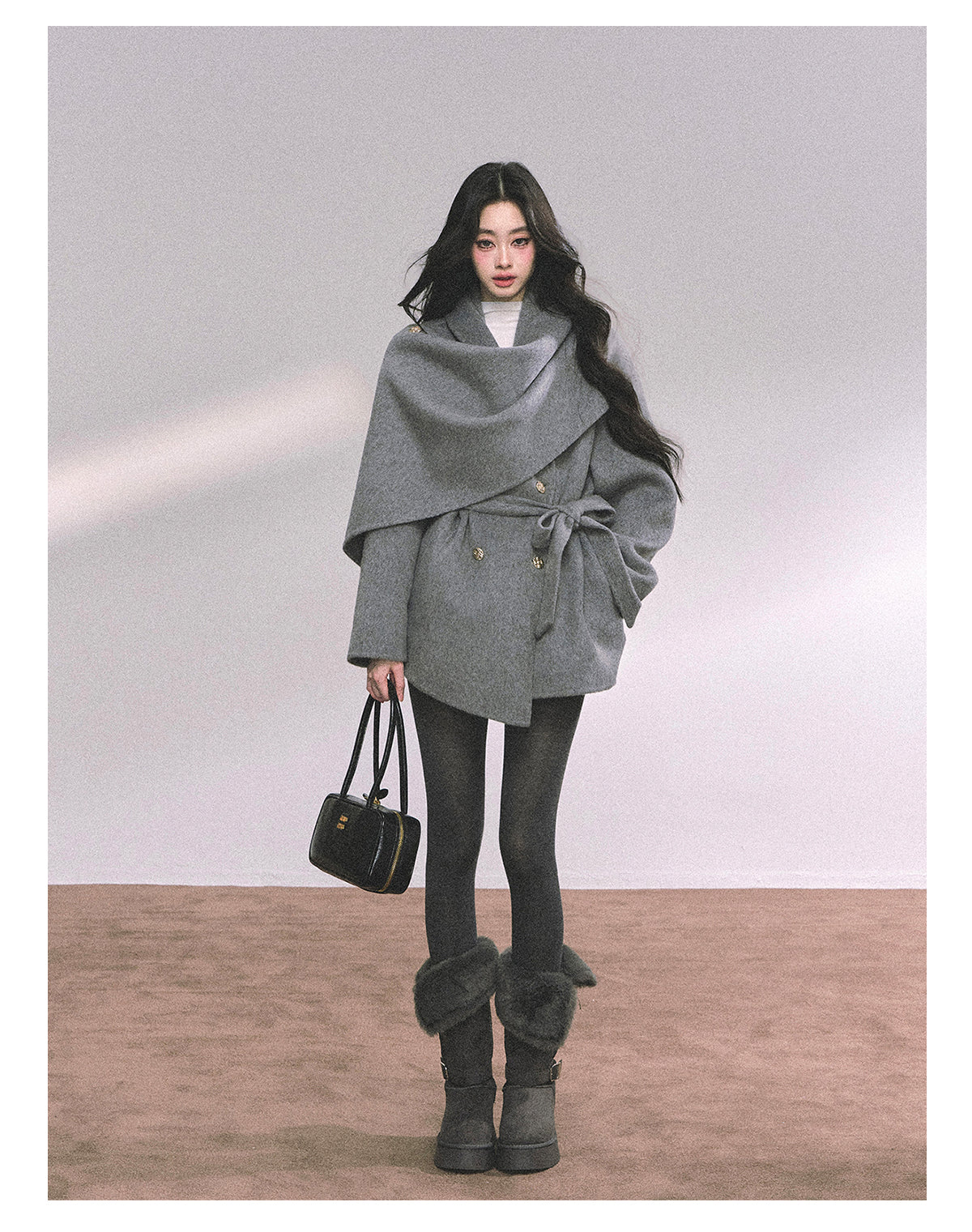 ShaoYeYan Winter Basel French Style Wool Coat