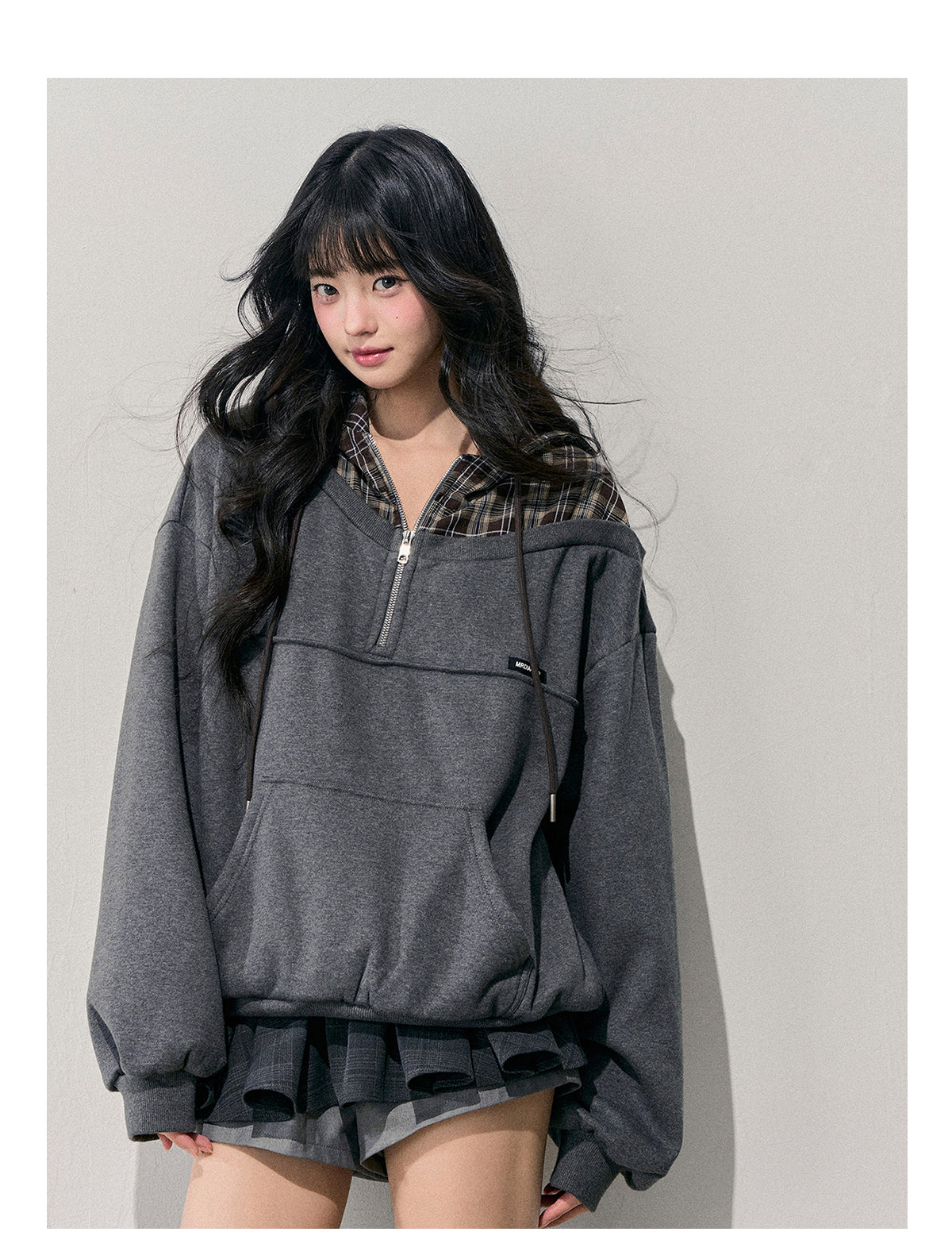 ShaoYeYan Aomalm Density of Silence Fake Two-Layer Hoodie