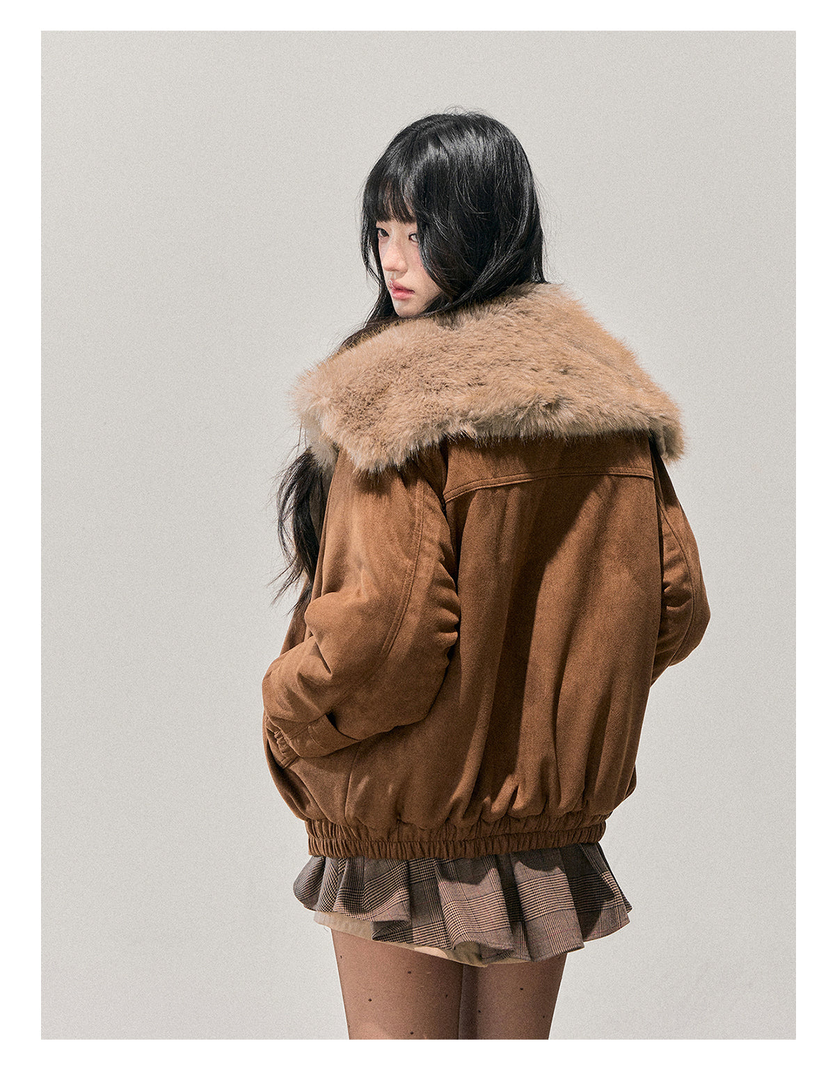 ShaoYeYan Aomalm Sunset Melts Into Sugar Maillard Padded Coat