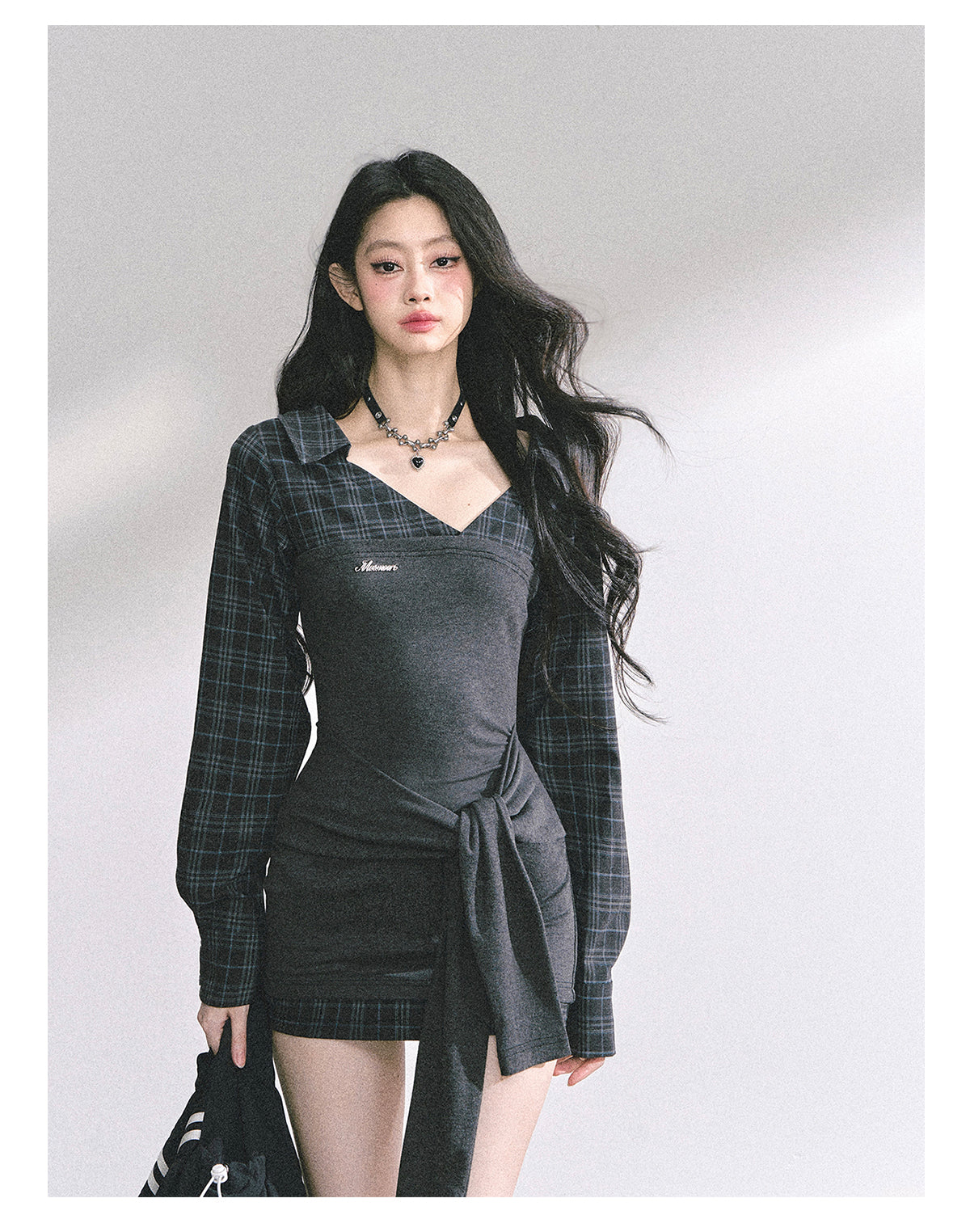 SHAOYEYAN American Style Plaid Bodycon Dress