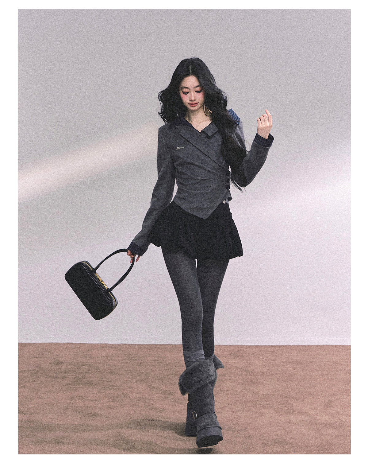 ShaoYeYan Aussie Junior Fake Two-Piece American Polo Shirt