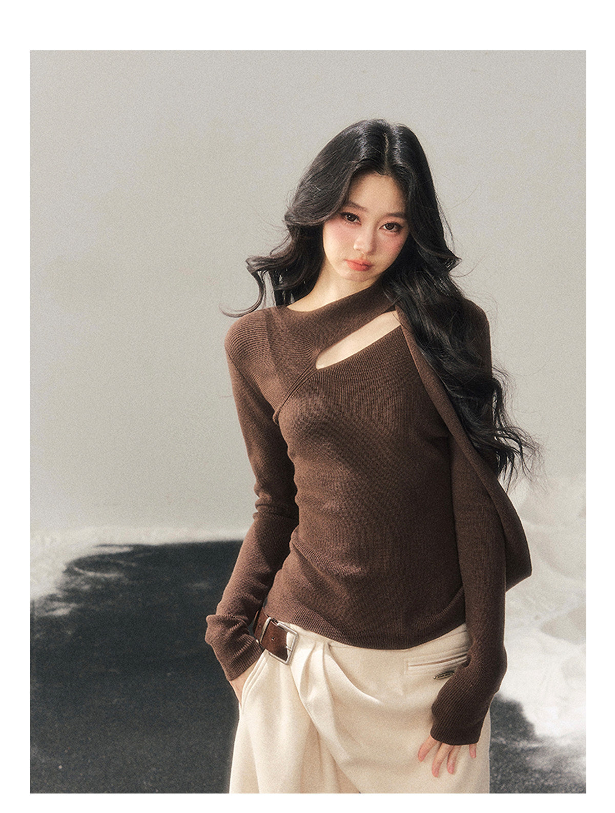 ShaoYeYan Aomalm Memory's Dusk Thermal Knit Top