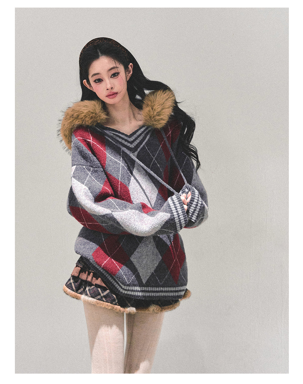ShaoYeYan Winter Warmth American Academia Sweater