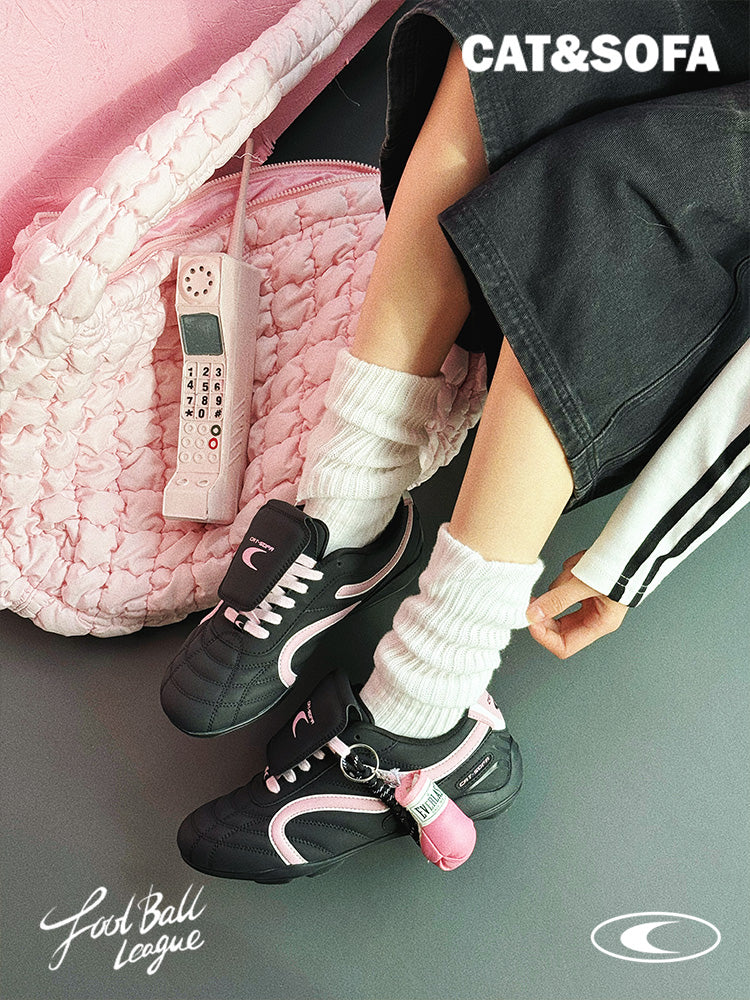 Cat&Sofa Retro Football Sneakers