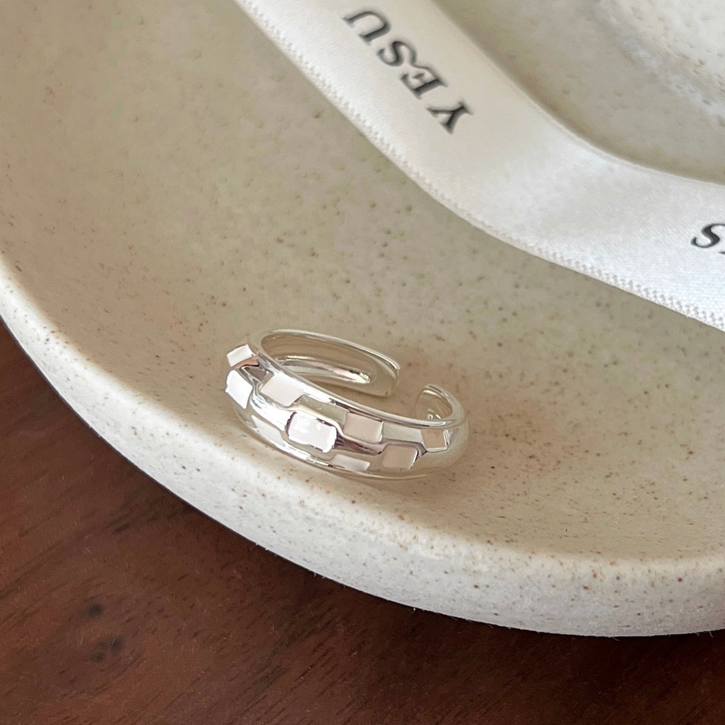 VIGVOG Minimalist Geometric Rings