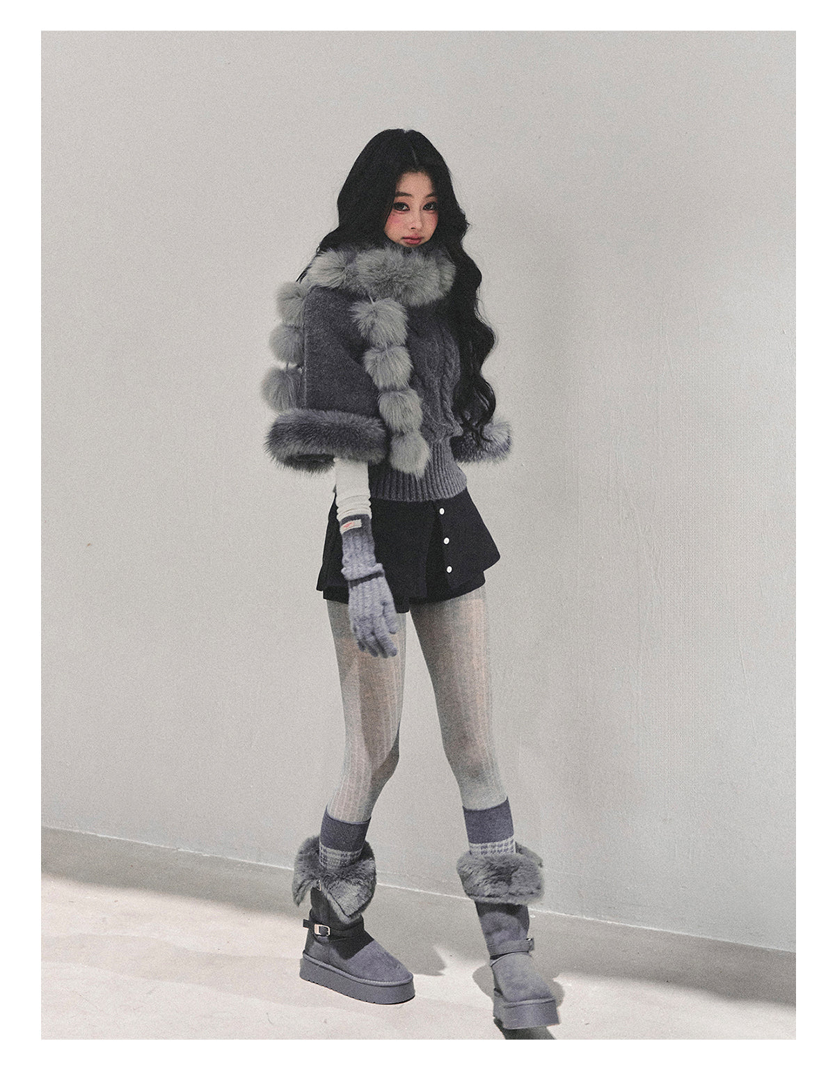 ShaoYeYan Only She Remains Awake Mohair Sweater