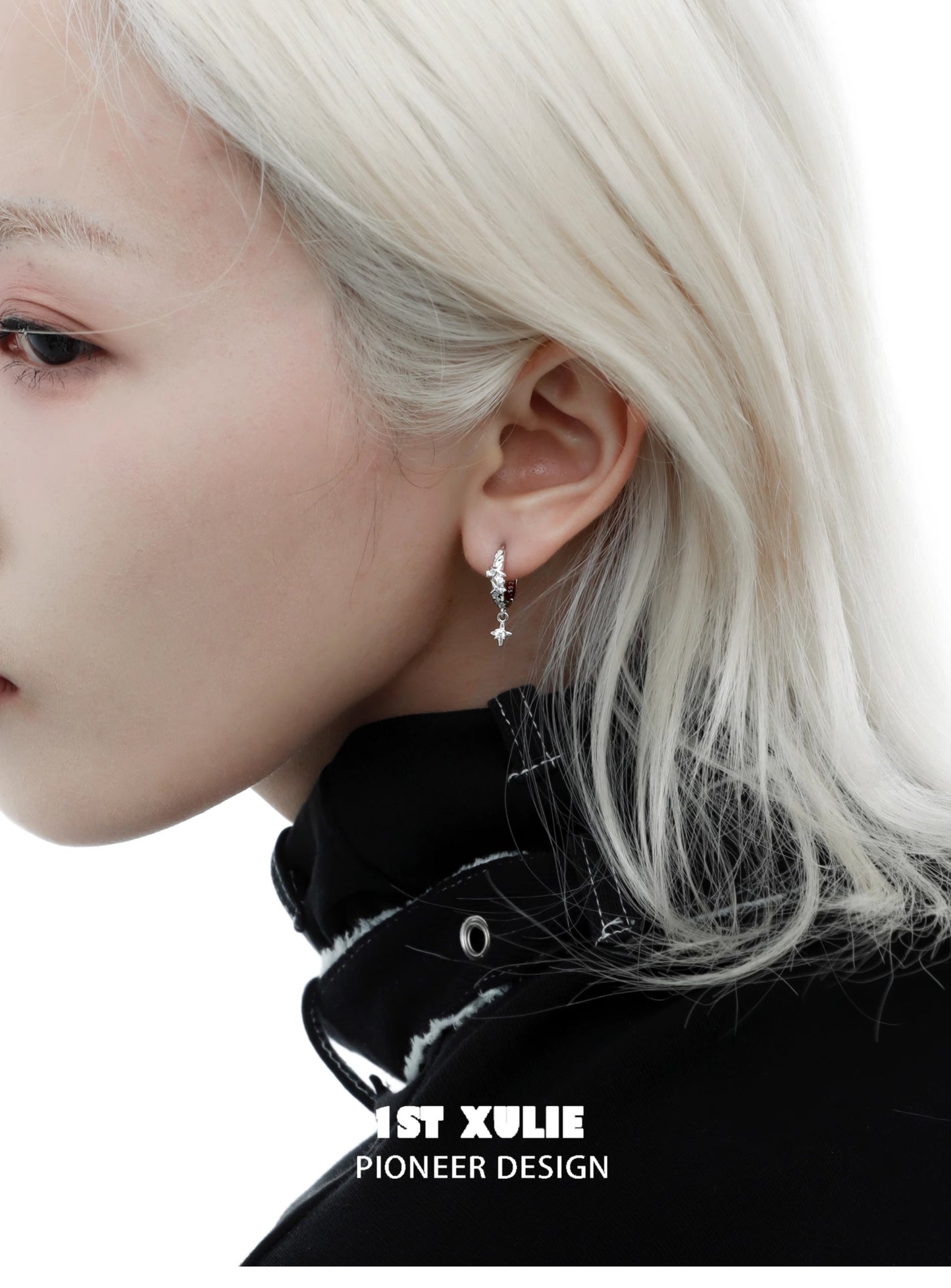 1ST XULIE Sterling Silver Ear Cuffs