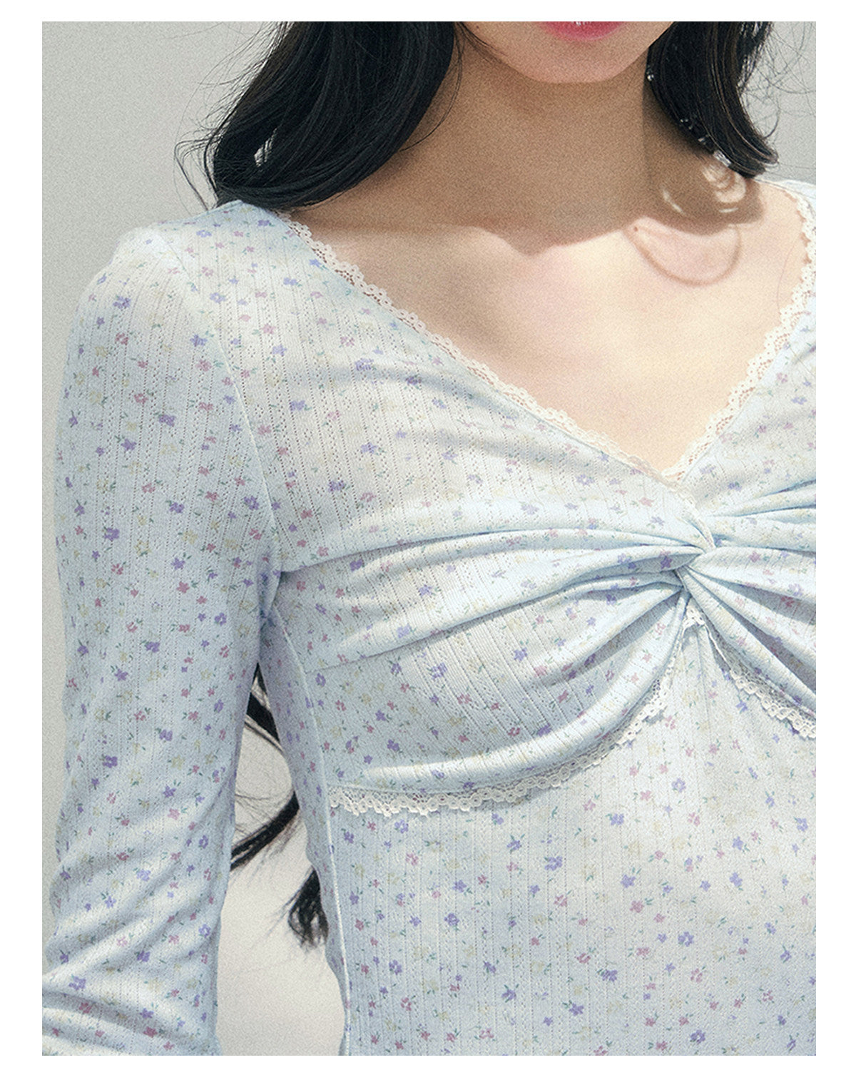 ShaoYeYan Aomalm Heartbeat's Blank Space Back Lace T-Shirt
