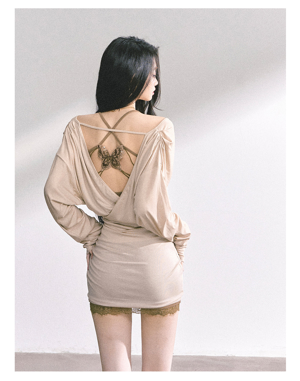 SHAOYEYAN French Lace Bodycon Dress Set