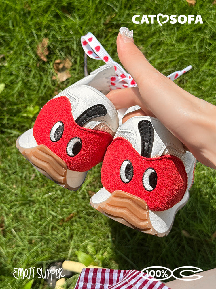 Cat&Sofa Red Apple Retro Outdoor Sneakers