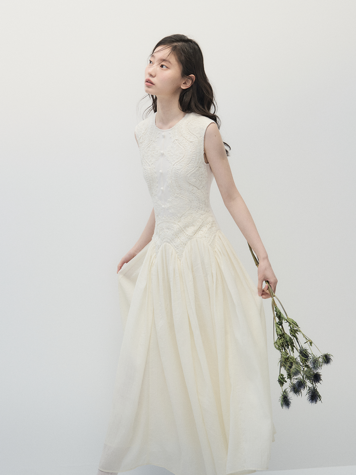 ANNATTO 'Mist Manor' Lace Camisole Dress