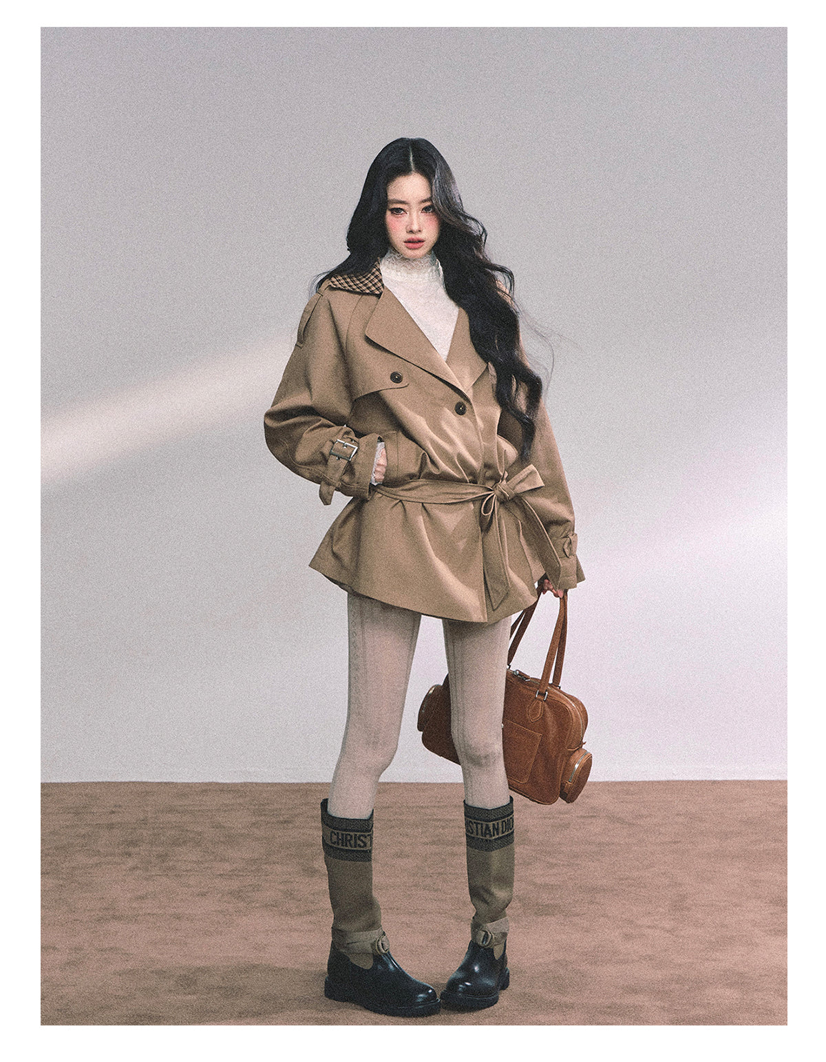 ShaoYeYan Zurich Trench Coat British Style Loose Fit Trench