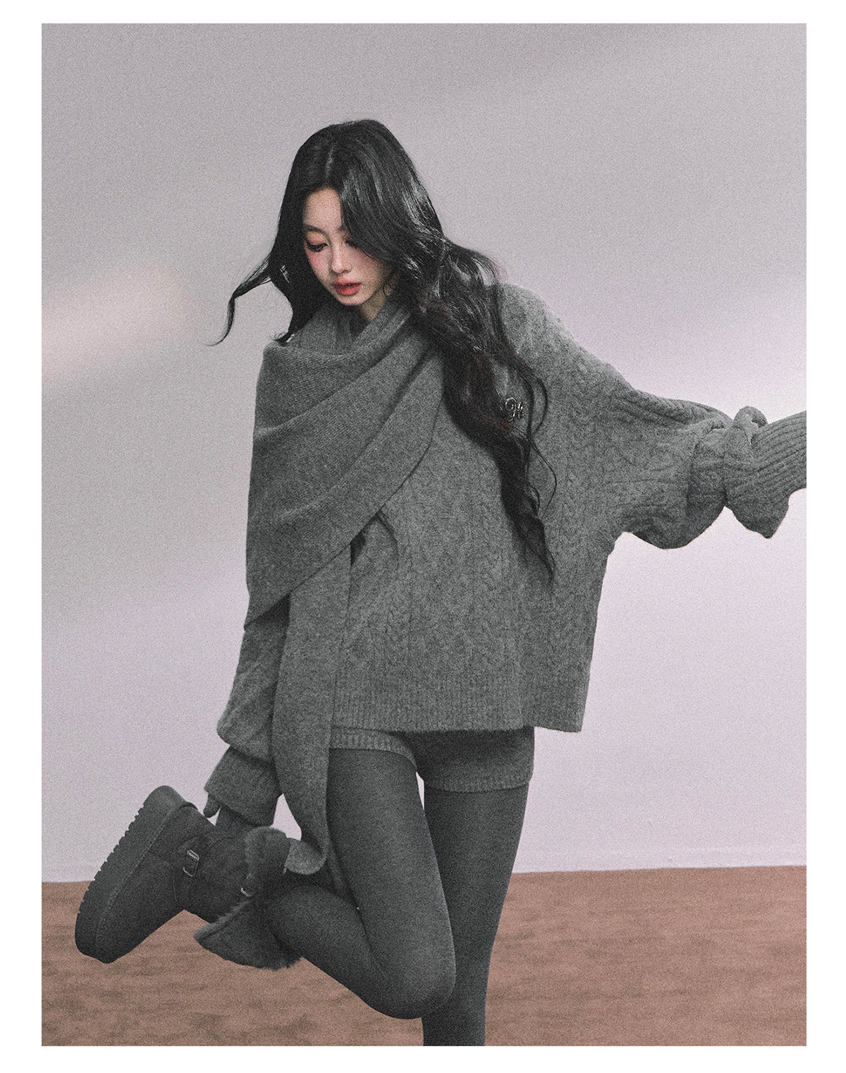 ShaoYeYan Zurich Exchange Student Korean Lazy Style Set