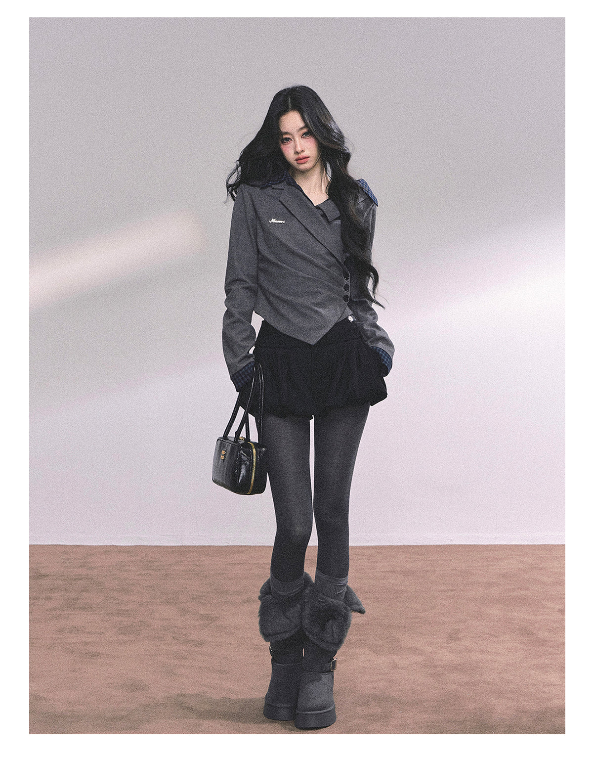 ShaoYeYan Aussie Junior Fake Two-Piece American Polo Shirt