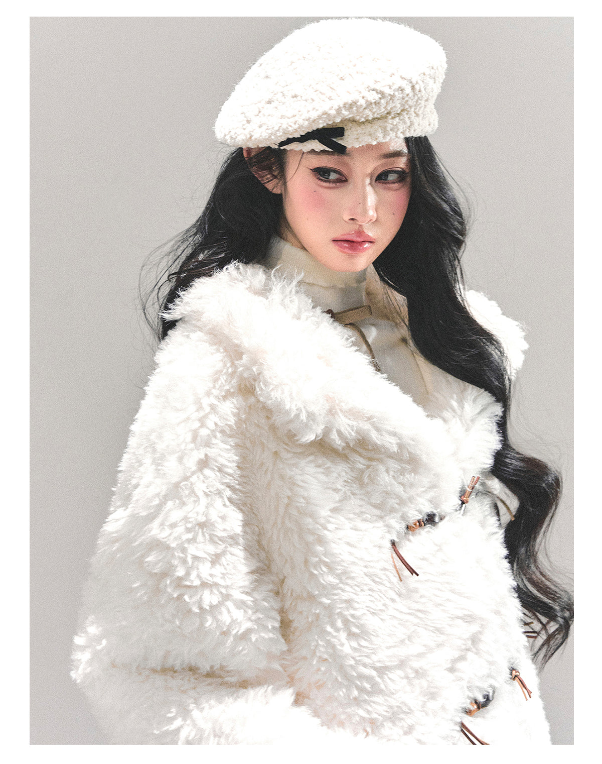 ShaoYeYan Soft Snow Lamb Fur Jacket