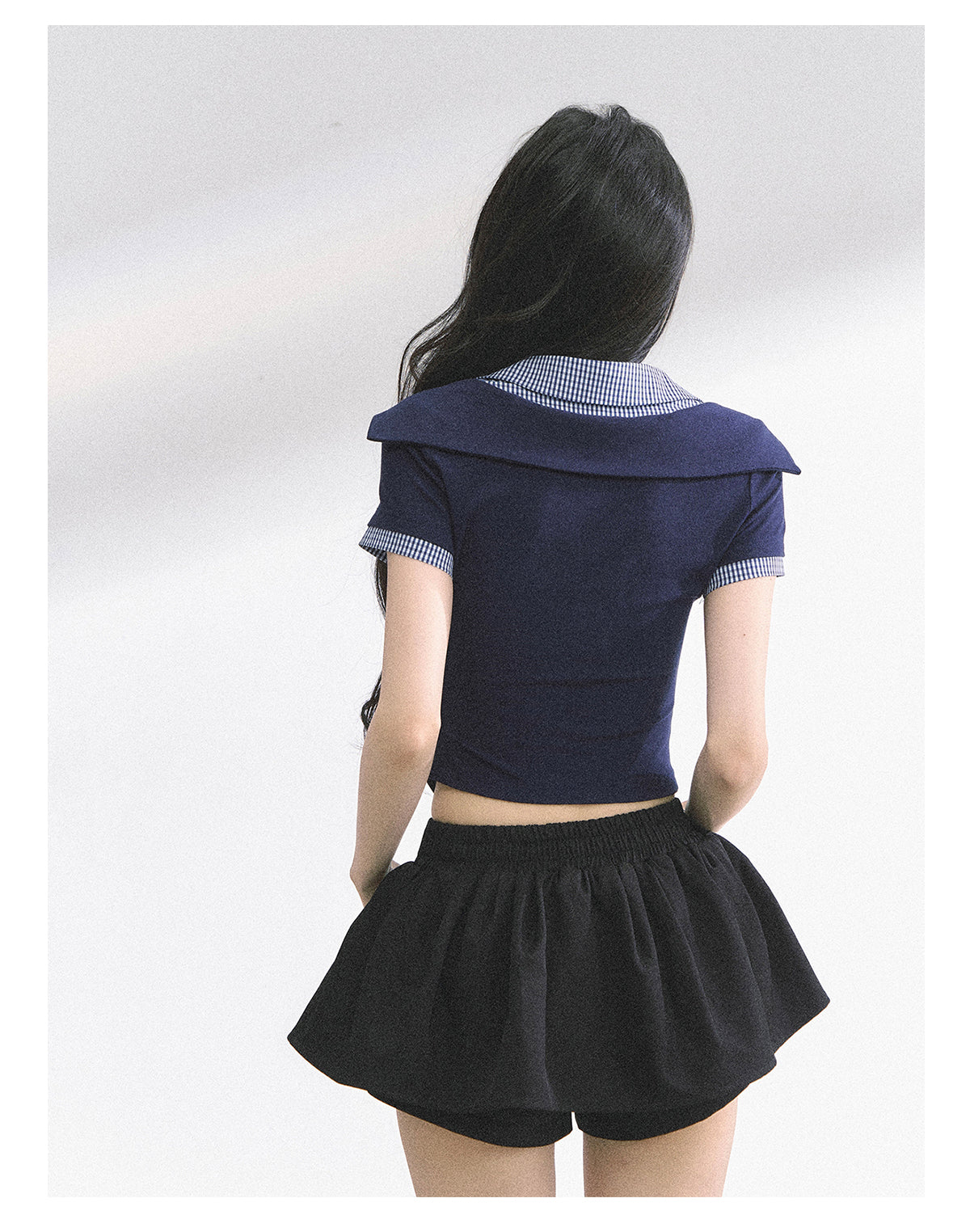 SHAOYEYAN Waist-Defining Slim Fit Top