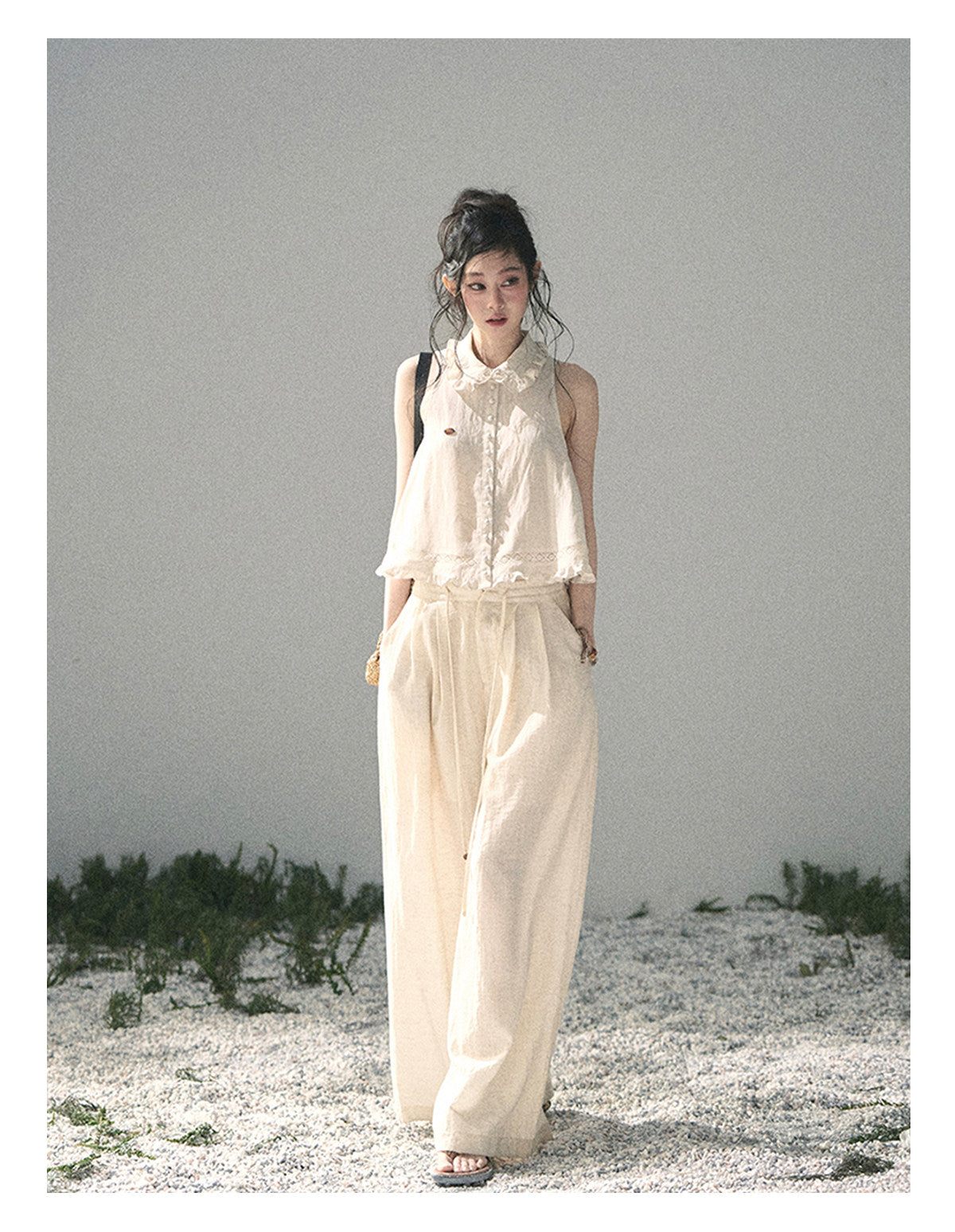 ShaoYeYan Aomalm Soft Cloud French Lace Set