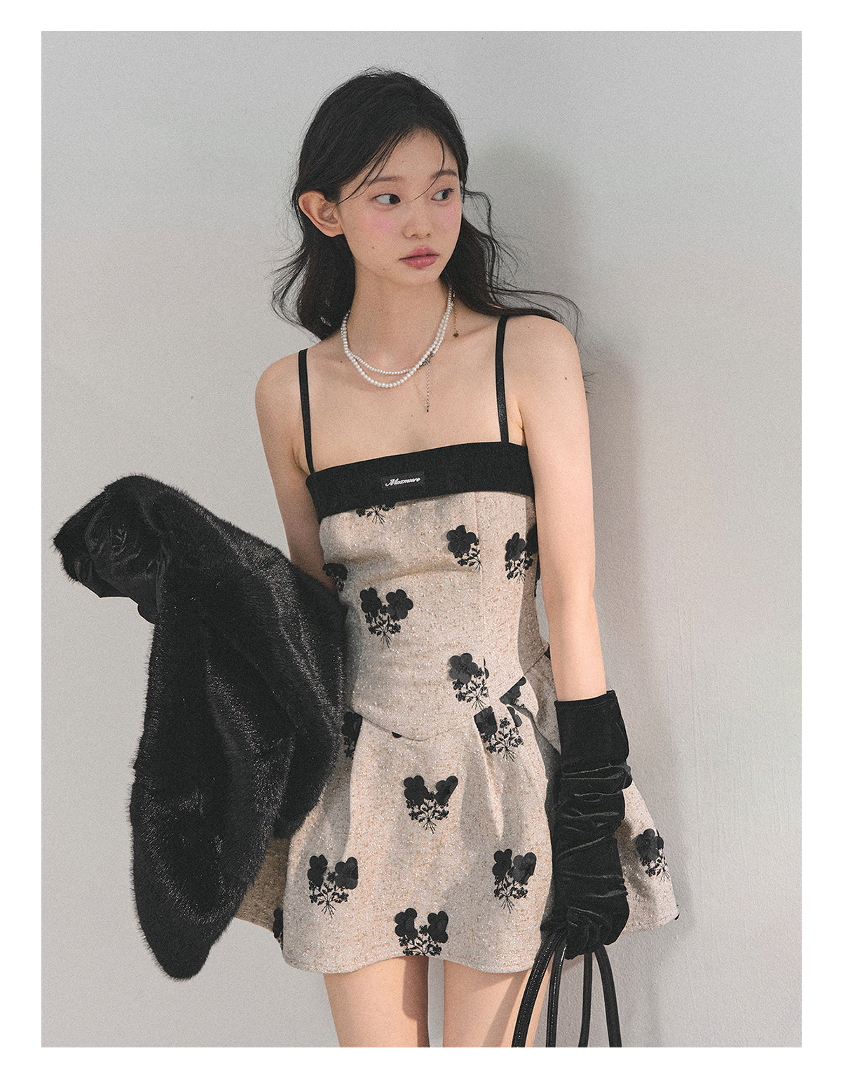 ShaoYeYan Aomalm Moss Whispers Two-Piece Dress