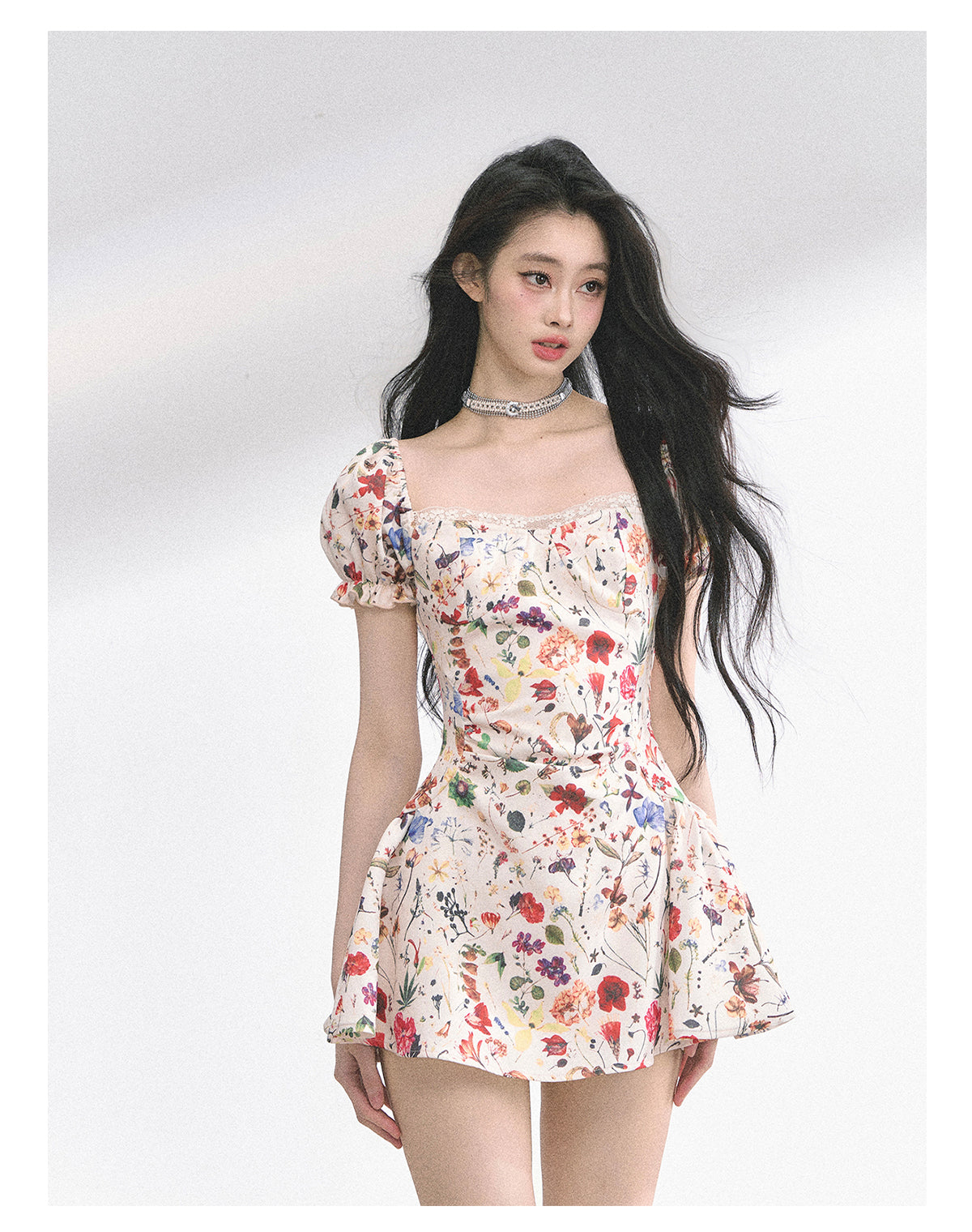 SHAOYEYAN French Floral Lace Sundress