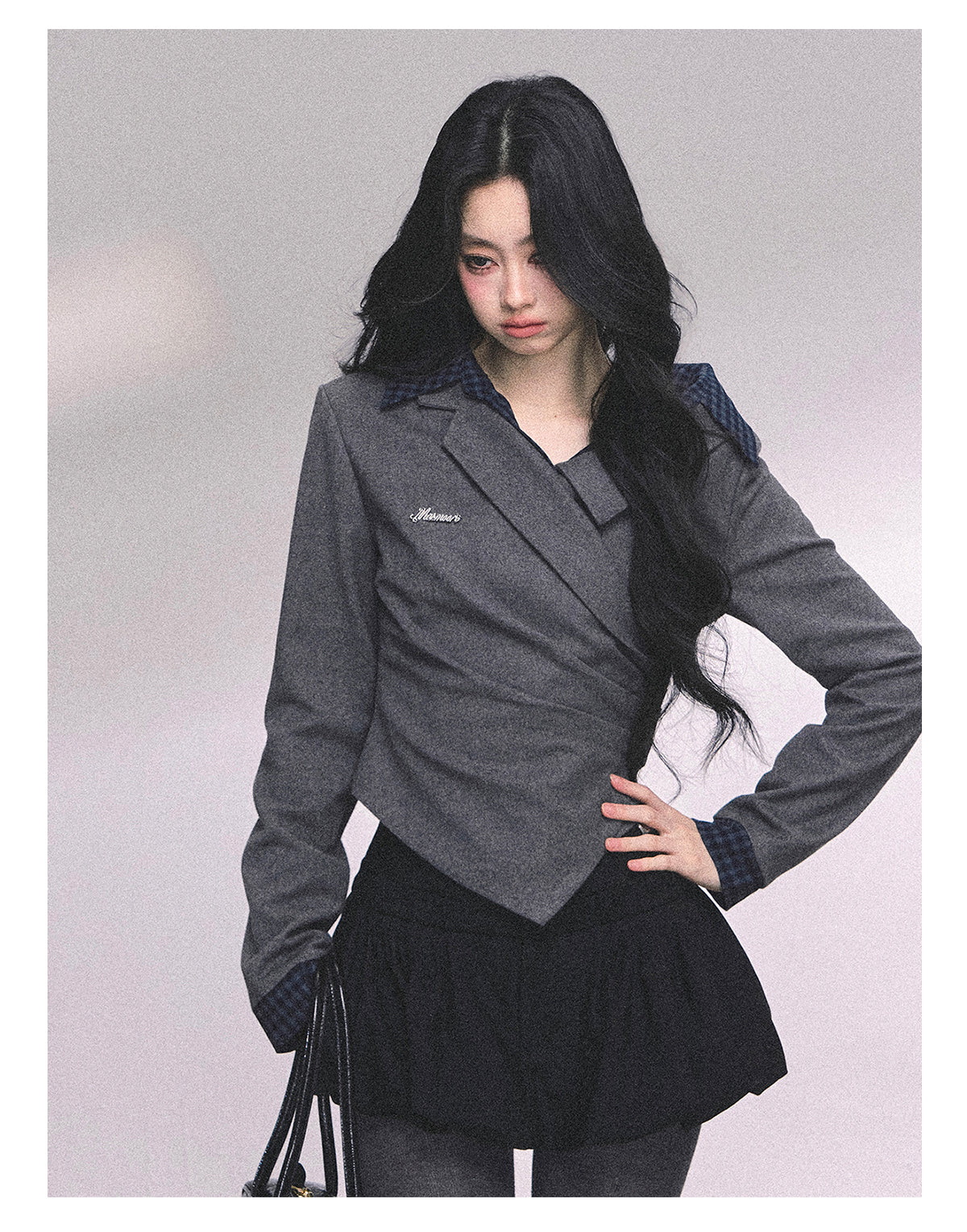 ShaoYeYan Aussie Junior Fake Two-Piece American Polo Shirt