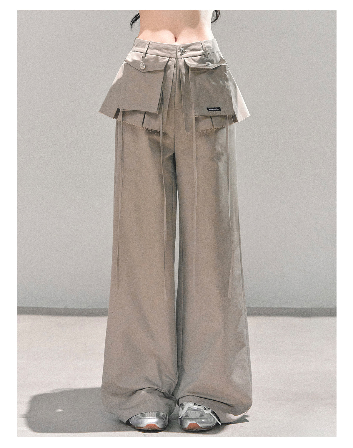 ShaoYeYan Functional Bella American Wide-Leg Pants