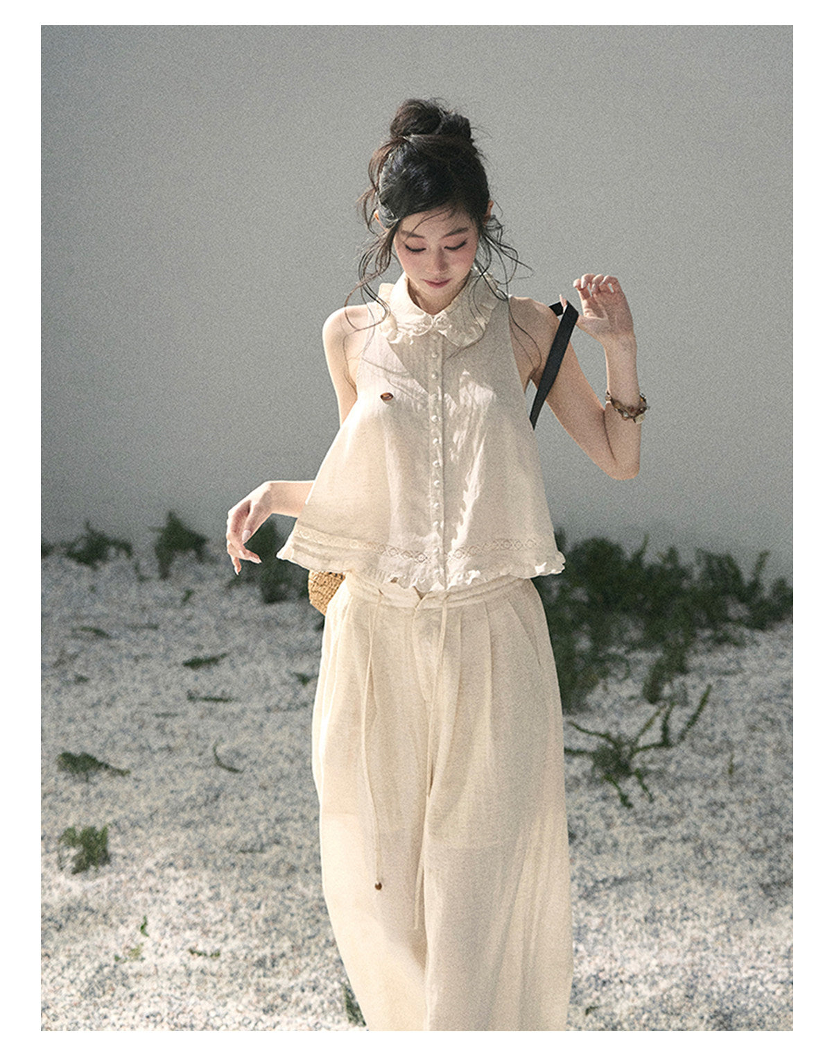 ShaoYeYan Aomalm Soft Cloud French Lace Set