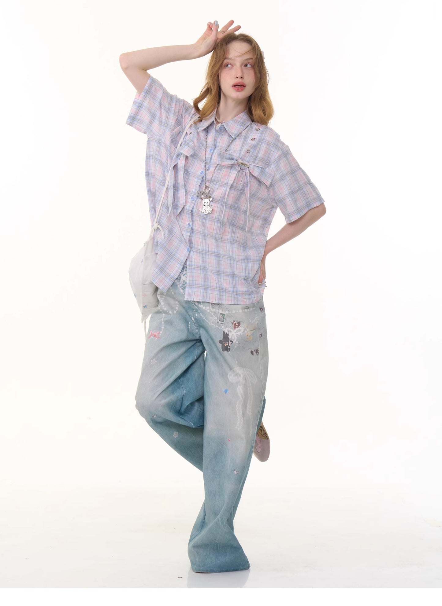 ziziFei Vintage Bow Blouse