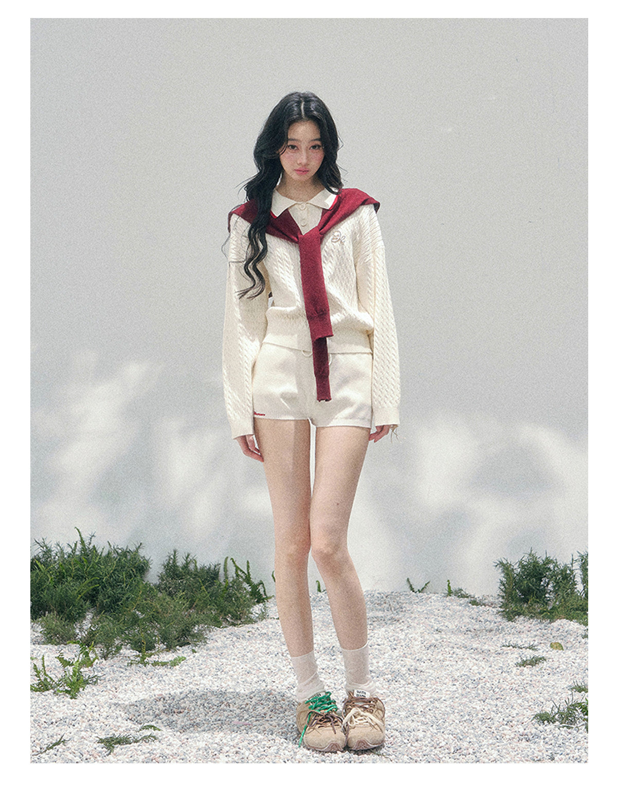 ShaoYeYan Aomalm Liz Senior Gentle Style Knit Set